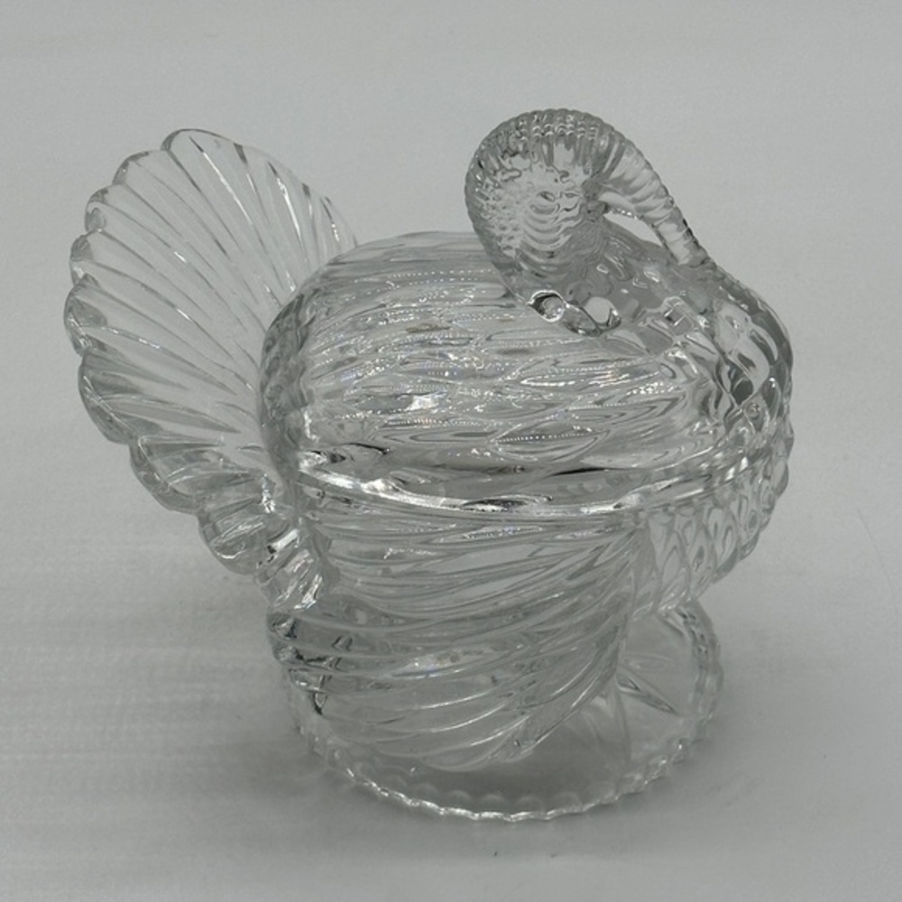 Godinger Shannon Crystal Covered‎ Lead Crystal Turkey Candy Dish